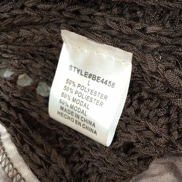 Papermoon sleeveless boho cardigan kimono L NWT - Picture 11 of 14